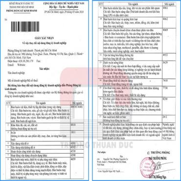 DỊCH VỤ THAY ĐỔI GIẤY PHÉP KINH DOANH BÌNH CHÁNH THEO QUY ĐỊNH MỚI