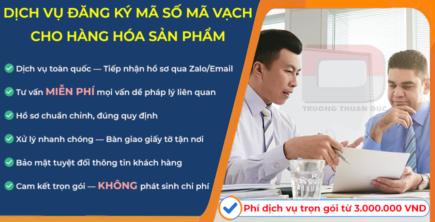 Dịch vụ đăng ký mã số mã vạch trọn gói – hồ sơ chuẩn, xử lý nhanh Thủ tục đăng ký mã số mã vạch (Barcode) mới nhất