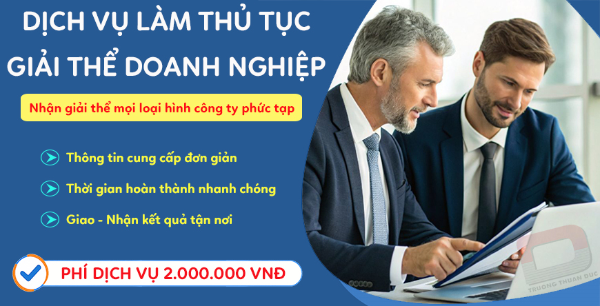 Tư vấn thủ tục giải thể công ty nhanh chóng và đúng luật Dịch vụ giải thể doanh nghiệp trọn gói, chuyên nghiệp tại TPHCM