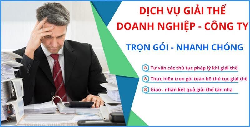 Dịch vụ giải thể công ty tại quận 8 trọn gói chỉ từ 1 triệu đồng