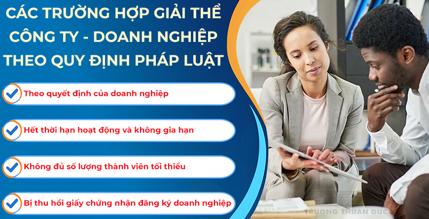 Các trường hợp giải thể doanh nghiệp