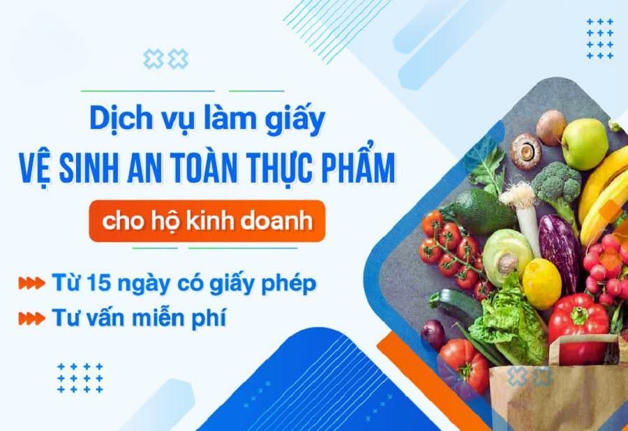 Dịch vụ xin giấy phép vệ sinh an toàn thực phẩm quận 7 cho hộ kinh doanh