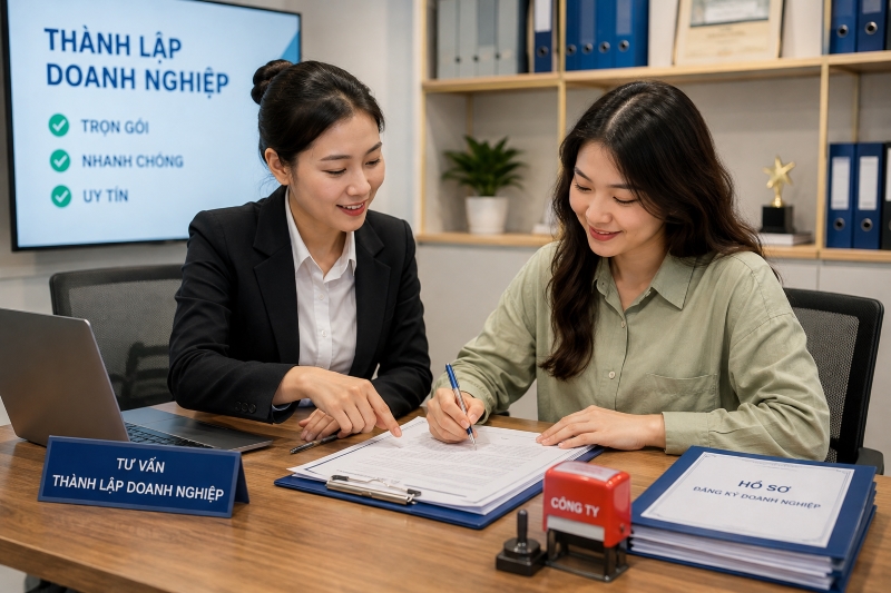 Tư vấn dịch vụ thành lập doanh nghiệp phường Xuân Hòa