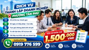 Vì sao chọn dịch vụ thành lập doanh nghiệp phường Tân Phú tại Trường Thuận Đức